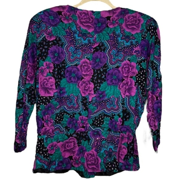 Vintage Stuart Alan Jewel Toned Blazer - Picture 7 of 7